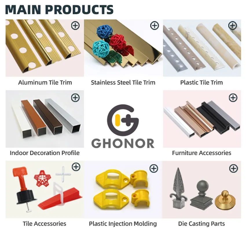 aluminum tile trim